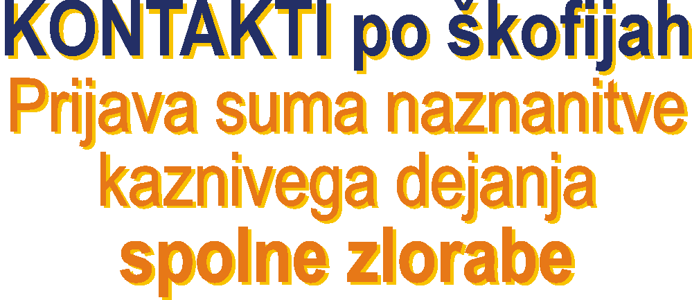 Kdor je bil �rtev spolnega nasilja s strani duhovnika, redovnika ali drugega pastoralnega delavca, odda prijavo suma naznanitve kaznivega dejanja spolne zlorabe: